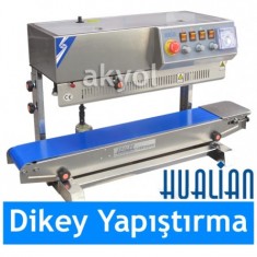 Hualian 810 II DİKEY Yürüyen Bantlı Otomatik Folyo ve Naylon Yapıştırma Makinası