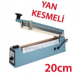 PFS 200CY Yan Kesmeli Poşet Yapıştırma Makinası 20 cm