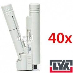 BM40X Işıklı Büyüteç Mikroskop 40X