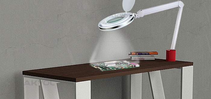 masaüstü büyüteç modeli