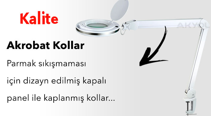 LED ışıklı büyüteç mıodeli