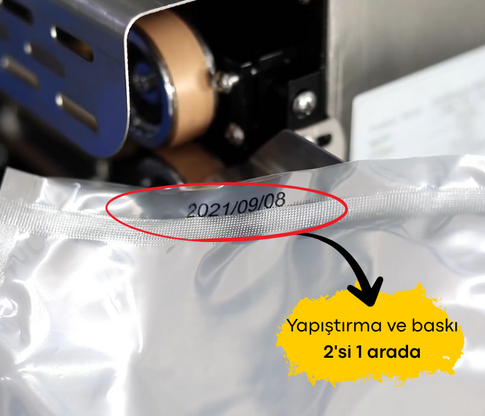 mürekkepli poşet yapıştırma