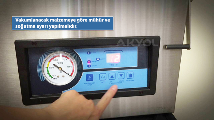 vakum paketleme makinası
