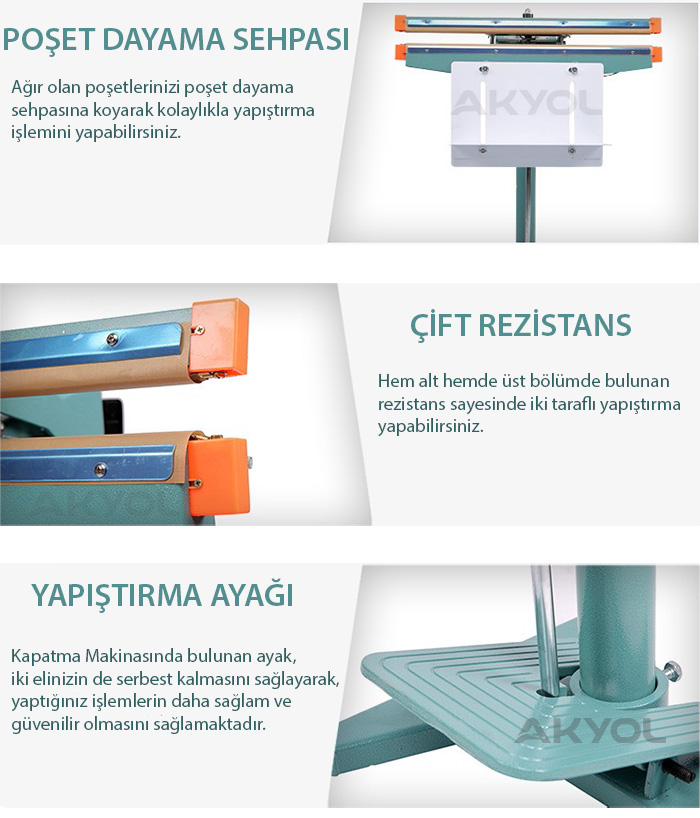 pfs 650 çift çeneli poşet yapıştırma